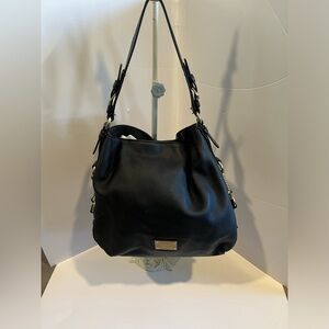 Micheal Kors Black Leather Hobo